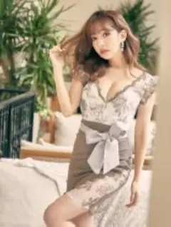 Jewels♡ホワイト花柄xモードグレードレス