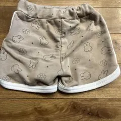 ミッフィー　ベージュ ハーフパンツ 90