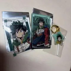 ヒロアカ 緑谷出久 十傑 クリアカード＆オープンスクール キーホルダー