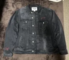 【激レア】GUESS デニムジャケット ブラック 古着 ヴィンテージ