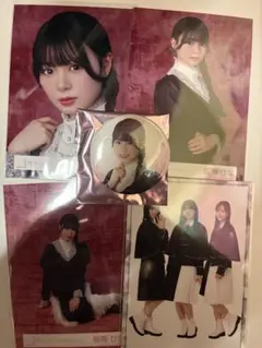 櫻坂46 稲熊ひな　ドレス生写真セミコン、缶バッジ
