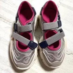 RODEO CROWNS シルバー ピンク スニーカー