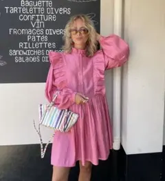 STELLA NOVA/ステラノヴァ/フリル付き/ピンク/ワンピース/