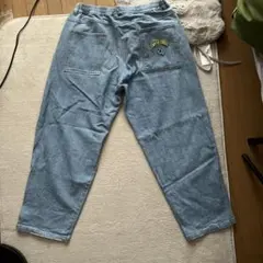 SANTA CRUZ 刺繍デニムパンツライトブルー