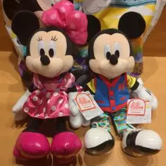 ディズニーランド43周年 トゥーンタウン ミッキー ミニー ぬいぐるみ