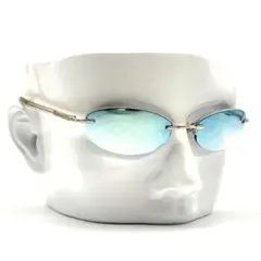 【美品】RayBan レイバン ミラーレンズ サングラス オーバル RB3227
