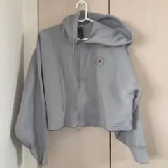 adidas Stella McCartney クロップドパーカー XS グレー