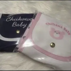 ちいかわベビー エコバッグ ネイビー、ピンクセット
