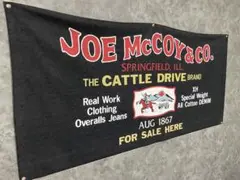 JOE McCOY CATTLE DRIVE 特大バナーのサムネイル