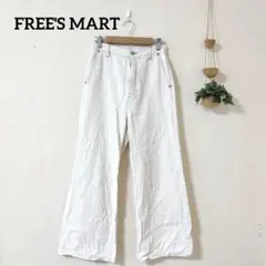 FREE'S MARTフリーズマート バックレースアップ デニム ワイドパンツM