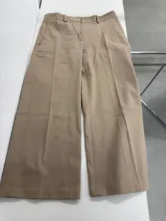 theory セオリー ワイドパンツ ベージュ ストレッチ サイズ2のサムネイル