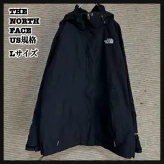 【ノースフェイス】US規格マウンテンパーカー 黒ブラック　刺繍　ハイベントG