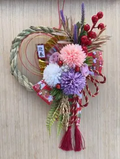 NO.393しめ縄 しめ縄リース お正月飾り　　しめ飾り 2026