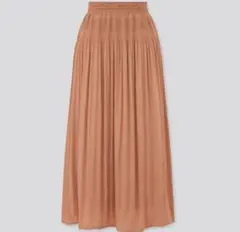 タグ付き未使用　ユニクロ　ギャザーロングスカート　M