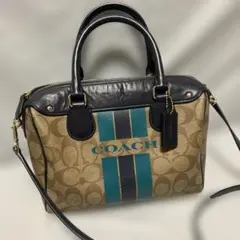 COACH コーチ ミニボストン　ショルダーバッグ　F38401