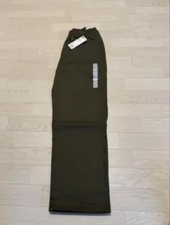 新品GUオリーブ色 シェフパンツ XS ワイド・イージー系