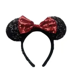 ミニーちゃんスパンコールカチューシャ