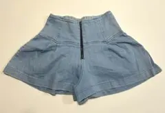 LOVETOXIC デニムショートパンツ　キュロット　ガールズ　Sサイズ　140