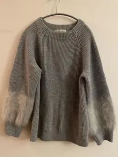 KUMIKYOKU グレー ニットセーター サイズ2