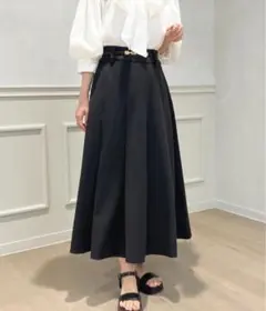 apres jour タックスカート ブラック MEDIUM