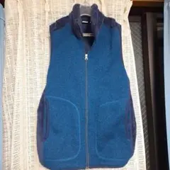 UNIQLO フリース ベスト Lサイズ 青