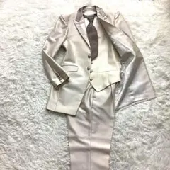 タキシード LL スーツ 背広 燕尾服 結婚式 お祝い スリーピース メンズ