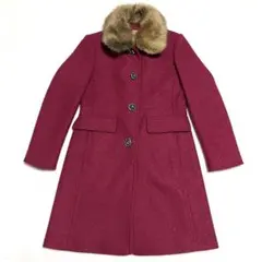 ★KATE SPADE ケイトスペード★ウールコート★Sサイズ★ピンク　レッド★