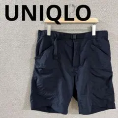 UNIQLO ナイロンギアショートパンツ Lサイズ ブラック