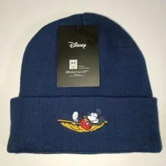 WM限定 Disney ミッキー刺繍 ニットキャップ