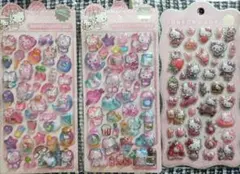 ウォーターボンボンドロップシール2　ぷくぷくシール1　3枚セット