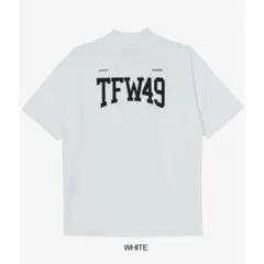 TFW49 PUNCHED MESH HALF MOCKNECK T ホワイト - メルカリ
