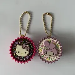 ハローキティ マイメロ 手作りおやつチャーム 平成女児チョコ チェーン