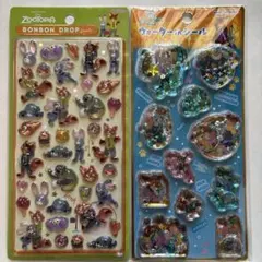 ズートピア ❤︎ ボンボンドロップシール & ウォーターインシール