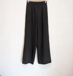 デイジー　Dazy　ワイド　イージーパンツ　ウエストゴム　ブラック　S