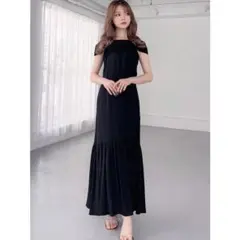 RESEXXY　バッククロスオフショルワンピース