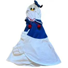 ディズニーリゾート　ドナルドダックフード付きポンチョ