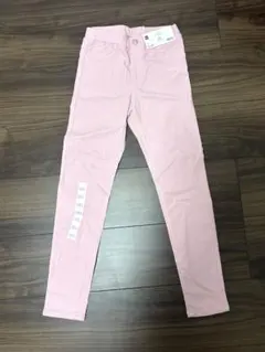 GU キッズ ロングパンツ 130 ピンク　長ズボン
