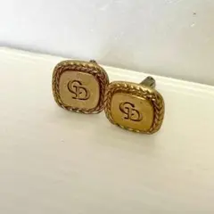 Christian Dior ディオール カフス ゴールド CDロゴ 縄目模様のサムネイル
