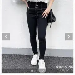 【美品】GORGE 美脚デニム ハイウエストパンツのサムネイル