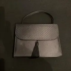 ブラックフォーマルバッグ タッセル付き