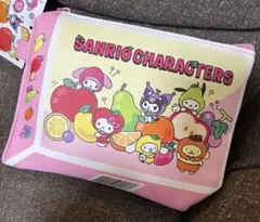 サンリオキャラクターズ ケース付エコバッグ フルーツデザイン
