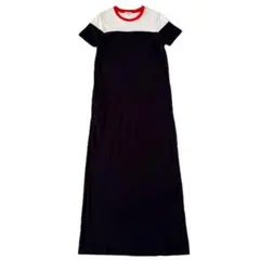 極美品 DEMYLEE 天竺コットン カットソー ロングワンピース マキシ丈のサムネイル