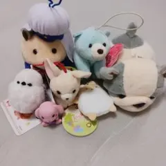 アニメキャラクター ぬいぐるみマスコットセット