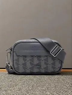LACOSTE モノグラム ショルダーバッグ グレー値下げ交渉あり