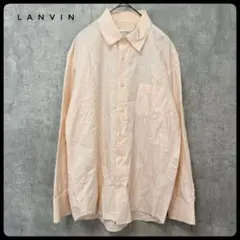 LANVIN COLLECTION　総柄　長袖シャツ　ピンク　Lのサムネイル