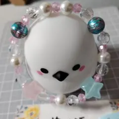 ブ523GA　欲の蓮（約16号）ハンドメイド・ブレスレッド