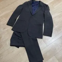 グレー ウインドウペン　チェック柄 ビジネススーツ A4