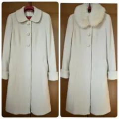 定価51,450円 極良 アプワイザーリッシ 2WAY ファー ロング コート