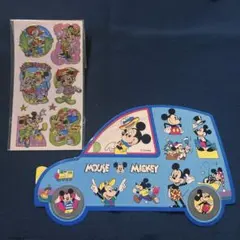 レトロ ミッキー シール2シート 稀少品