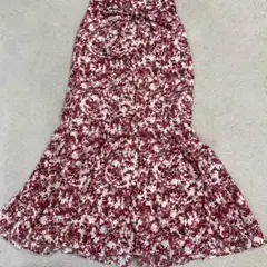 マーキュリーデュオ　マーメイドスカート　赤